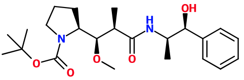 (image for) MC085428 (S)-tert-Butyl 2-((1R,2R)-3-(((1S,2R)-1-hydroxy-1-phenylpropan-2-yl)amino)-1-methoxy-2-methyl-3-oxopropyl)pyrrolidine-1-carboxylate